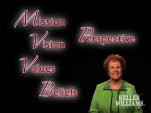 Mission, vision and values of Keller Williams Realty.